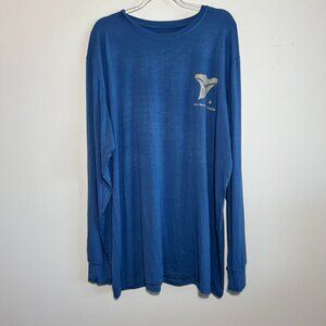 NWT Flomotion Performance Gear Bamboo shirt.  Blue.  Size Men's XXL